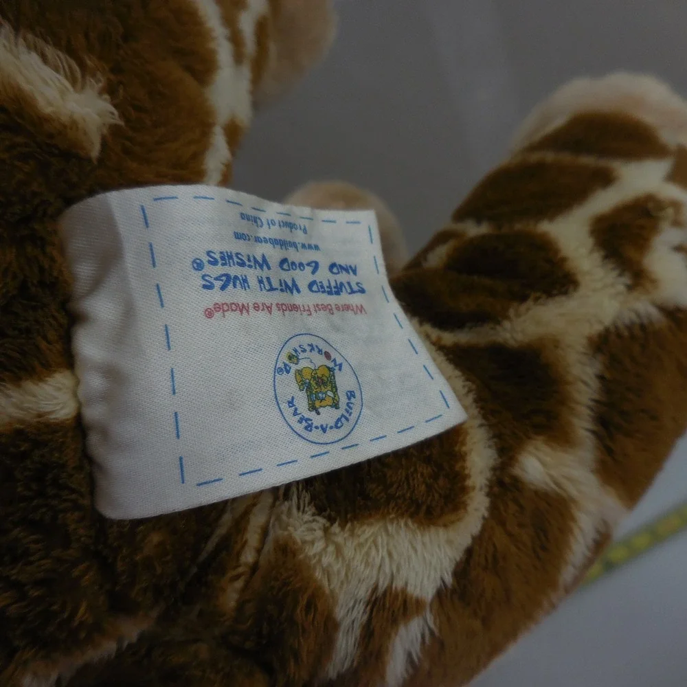 Build-A-Bear WWF World Wildlife Fund Giraffe Plush 2005 Collectibear Stuffed Toy